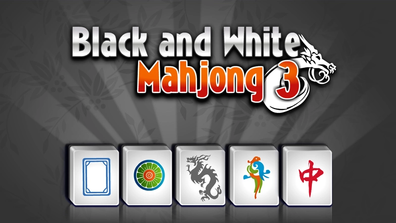 Image Black and White Mahjong 3